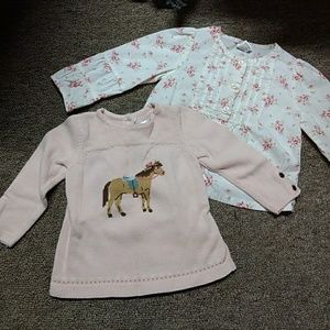 Janie and Jack long sleeve shirts